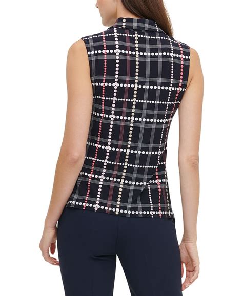 tommy hilfiger petite tops|tommy hilfiger sleeveless tops.